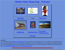 Tablet Screenshot of michelesworld.net